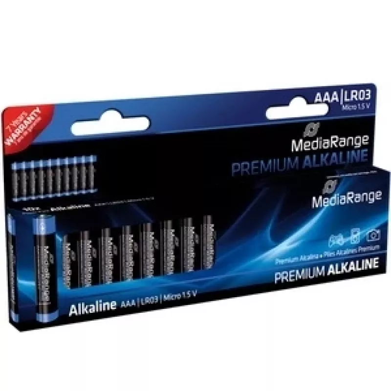 Vienkartinė šarminė AAA/LR03 baterija MediaRange MRBAT102 1,5 V — 10 vnt.