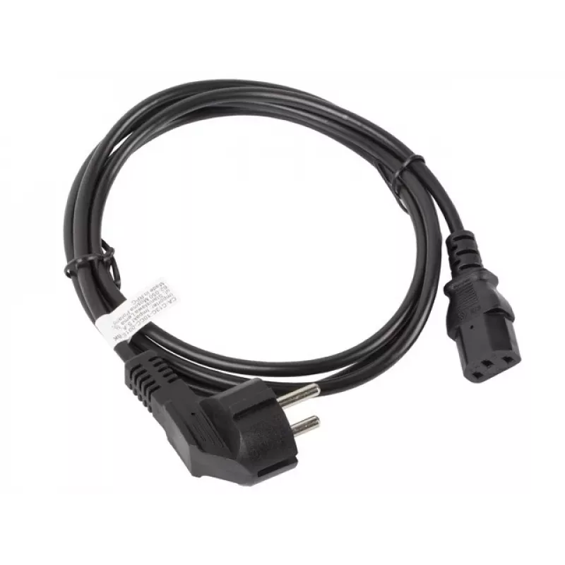 Lanberg CA-C13C-10CC-0018-BK maitinimo laidas juodas 1,8 m C13 jungtis CEE7/7 (CA-C13C-10CC-0018-BK)