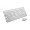 Logitech Signature MK650 for Business - klaviatūros ir pelės rinkinys - belaidis - 2,4 GHz, Bluetooth LE - QWERTZ - čekų - beveik baltas