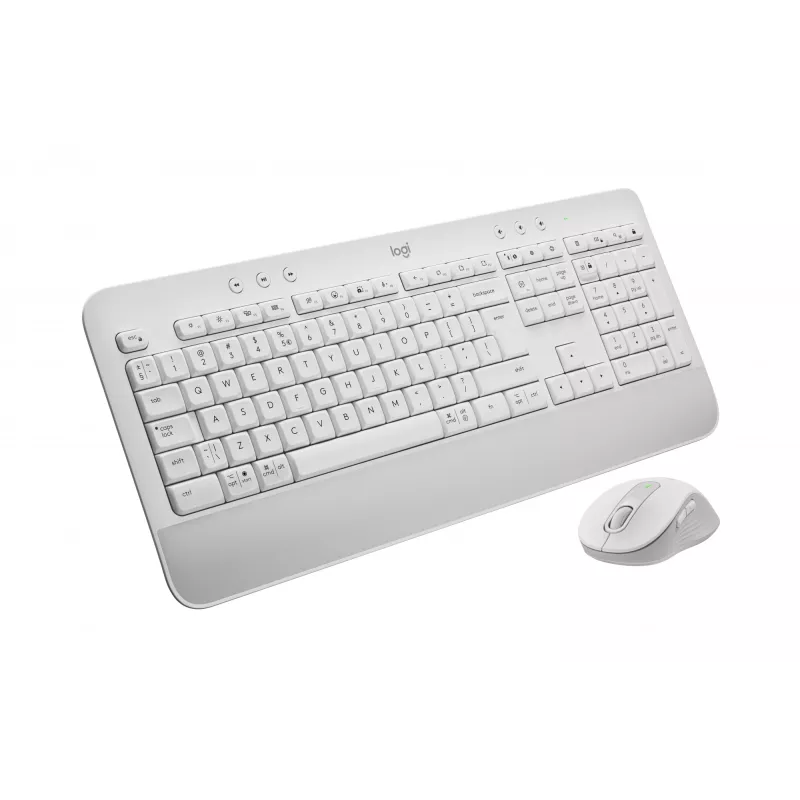 Logitech Signature MK650 for Business - klaviatūros ir pelės rinkinys - belaidis - 2,4 GHz, Bluetooth LE - QWERTZ - čekų - beveik baltas