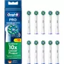Oral-B CrossAction keičiamosios dantų šepetėlių galvutės, 10 vnt., baltos