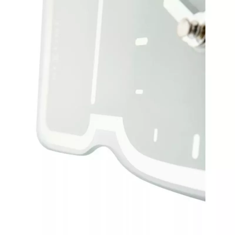 NeXtime klok 5185wi Mini Thumbs Up, 20,5x21 cm, sieninis, balta/sidabrinė