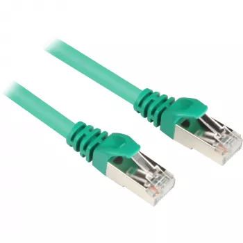 Tinklo kabelis Sharkoon 0,25 m RJ-45 Cat6 S/FTP žalias