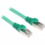 Tinklo kabelis Sharkoon 0,25 m RJ-45 Cat6 S/FTP žalias