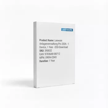 Lexware anlagenverwaltung pro 2026 1 licencija (-os) 1 metai (-ų)