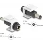 DeLOCK Keystone modulis DC 5,5 x 2,5 mm moteriškas į vyrišką baltas