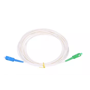 Pataisomasis laidas Extralink SC/UPC - SC/APC LSZH, vienmodis G.657B3, simplex 3mm Easy Flex, 15 m