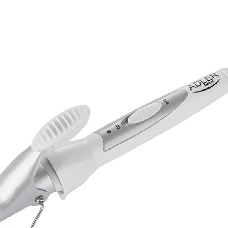 Garbanojimo žnyplės Adler AD 2106 šiltos metalinės baltos 40 W
