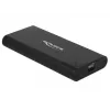 “Delock” – atmintinės korpusas – M.2 – M.2 NVMe kortelė – USB 3.1 (2 kartos) – juodas (42614)