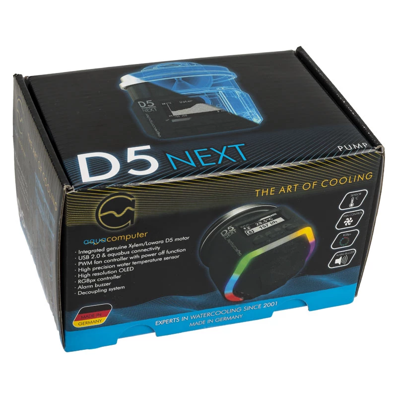 Vandeninio aušinimo siurblys Aqua-Computer D5 NEXT 41118 12V RGB