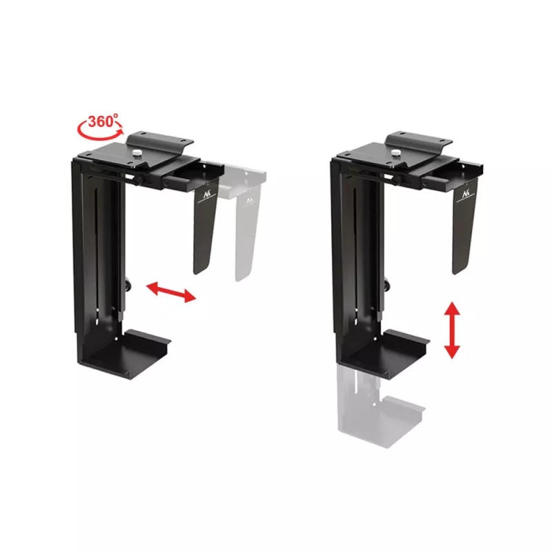 The MC-713 vnt. Holder Computer Under Desk Table Bracket Support Storage