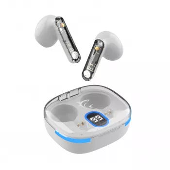 Ausinės White Shark GEB-TWS37 HyperBeat Baltos