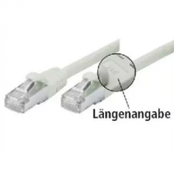 Tecline exertis Connect - komutacinis kabelis - RJ-45 (M) į RJ-45 (M) - 2 m - SFTP - CAT 5e - ekranuotas, neįstrigstantis - pilkas (70802)