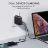 PA-D3 Sieninis įkroviklis 2xUSB Power Delivery (1xUSB+1xUSB C) 5.4A 60W Dynamic Detect