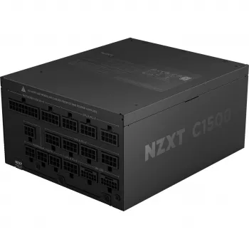 C1500 Platinum, PC maitinimo blokas juodas, 1x 16-Pin vaizdo plokštės kištukas, 6x PCIe, kabelių valdymas, 1500 vatų