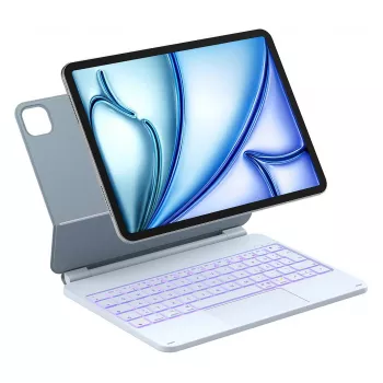 Folio Bluetooth klaviatūros dėklas Inateck KB09119 iPad Air/Pro 11 colių (27,9 cm), 500 mAh baterija, mėlynas