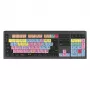 Logickeyboard ASTRA 2 USB QWERTY klaviatūra juoda pilno dydžio 104 klavišai