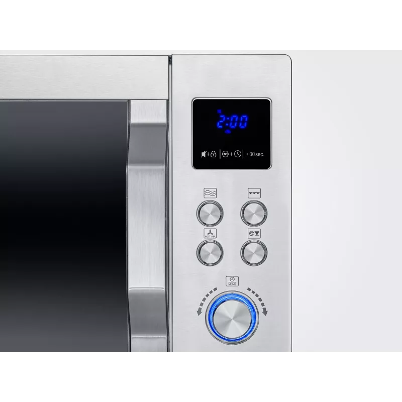 Kombinuota mikrobangų krosnelė SEVERIN MW 7918, pastatoma, 25 l, 900 W, LED ekranas, sidabrinė
