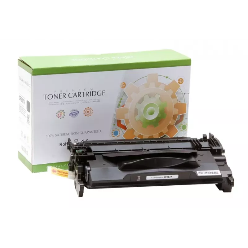 Suderinama Static-Control Hewlett-Packard CF287A/ Canon CRG041 GEN2 juoda, 9000 psl.