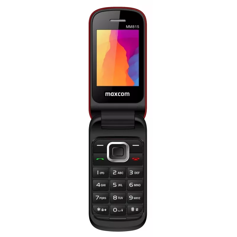 MM815 DualSIM raudonas atverčiamas telefonas