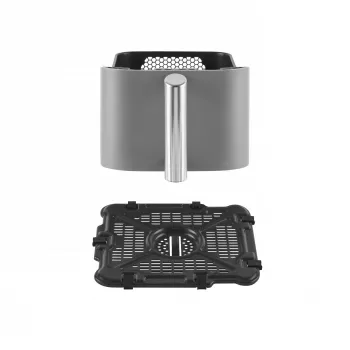 Ninja SL400EU gruzdintuvė Dviguba 9,5 L 2470 W Karšto oro gruzdintuvė Juoda, Pilka