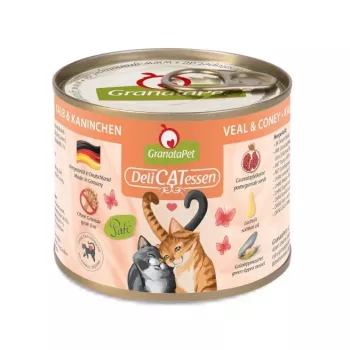 GRANATAPET DeliCATessen veršiena ir triušiena – šlapias kačių ėdalas – 200g