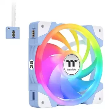 Thermaltake SWAFAN EX14 ARGB 140mm 3 vnt. korpuso ventiliatorius - Hydrangea Blue