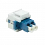 Logilink Keystone modulinė jungtis LC-Duplex Single mėlyna/balta (NK0030)
