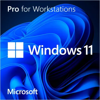 Windows 11 Pro darbo stotims, operacinės sistemos programinė įranga 64 bitų, vokiečių, DVD-ROM