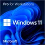 Windows 11 Pro darbo stotims, operacinės sistemos programinė įranga 64 bitų, vokiečių, DVD-ROM