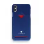 Kortelės lizdo galinis dangtelis VixFox, skirtas iPhone 7/8 Plus — tamsiai mėlynas, galinis apsauginis dangtelis su kortelės kišene