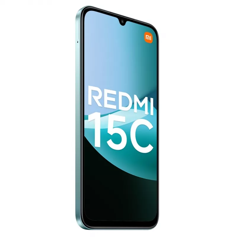 Išmanusis telefonas „Xiaomi Redmi 15C“ 6,9 colio, 4 GB RAM, 128 GB atminties, mėtų žalios spalvos, 6000 mAh, 50 MP galinė kamera, Helio G81-Ultra