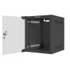 Ant sienos montuojamas stovas LANBERG WF10-2306-10B — 6U, 280×310×336 mm, gylis 238 mm, juoda, 20 kg talpa