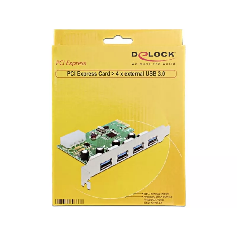Vidinis USB 3.2 Gen 1 adapteris DeLOCK 89363