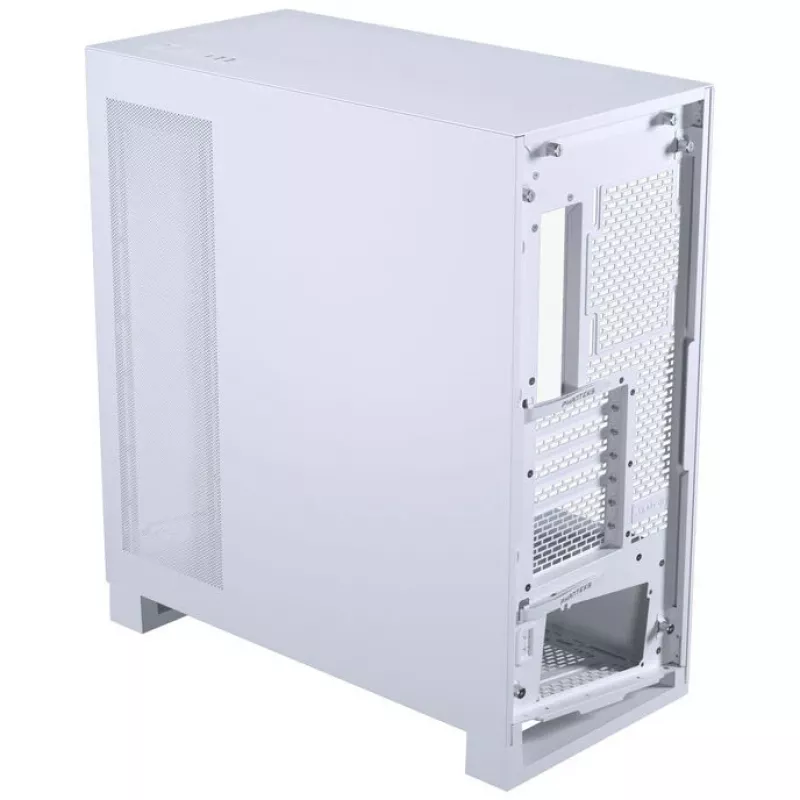 PHANTEKS NV-Series NV5 MK2 ATX korpusas, grūdintas stiklas, DRGB - matinė balta + 3 vnt. M25 Gen2 PWM D-RGB ventiliatorių rinkinys su atvirkštine menčių kryptimi + 1x įprastas ventiliatorius - 120 mm