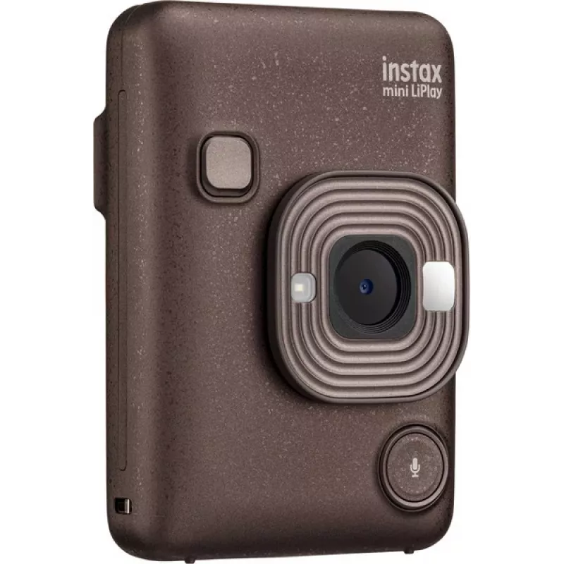 Momentinio spausdinimo fotoaparatas Fujifilm Instax mini LiPlay — 1/5 colio 2560×1920 CMOS, spausdina 86×54 mm, 2,7 colio TFT, bronzinis