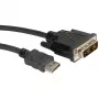 ROLINE laidas DVI (18+1) kištukas - HDMI kištukas 5,0 m (11.04.5552)