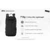 Keliautinė kuprinė Nitecore BP18 — juoda nailono/poliesterio, 240×160×470 mm