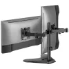 TV/Monitoriaus laikiklis SBOX LCD-F024-2 13–32 colių ekranams, dviguba ranka, 2×8 kg apkrova, VESA 100×100