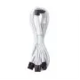CableMod C-Series Pro jungiamasis laidas - Variantas A, 90°, 16 kontaktų į 3x8 kontaktų PCIe, baltas