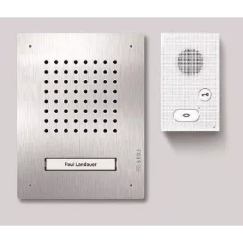 Siedle SET CLAB 850-1 E/W garso rinkinys Siedle Classic nerūdijantis plienas/baltas (210010045-00)