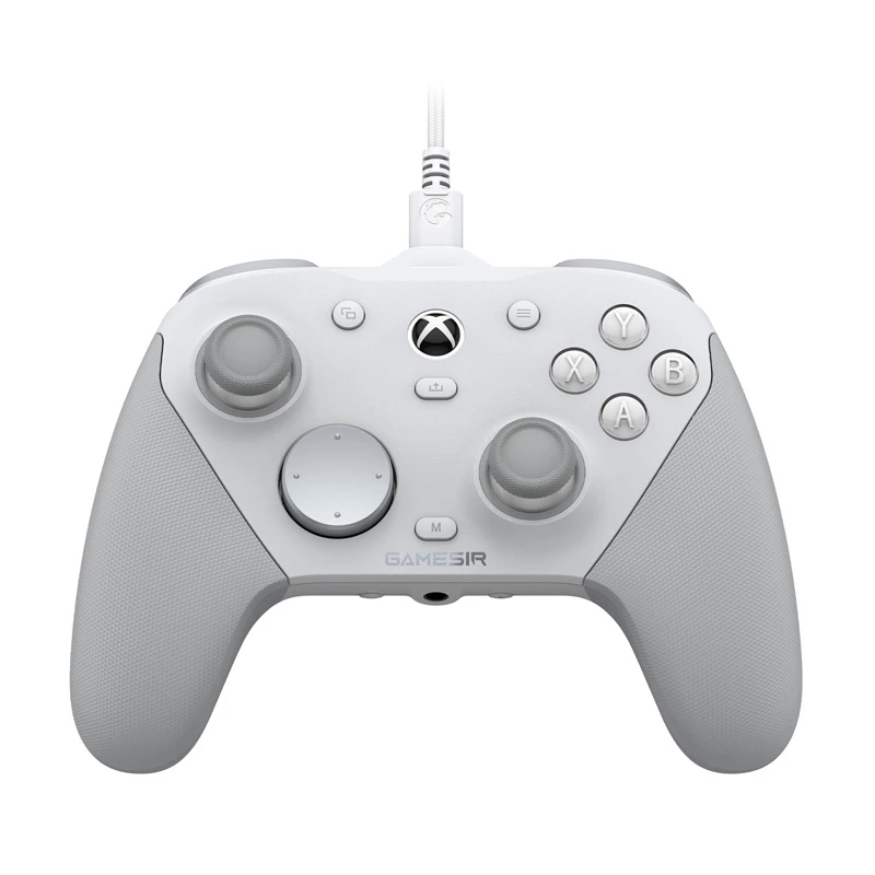 GameSir žaidimų valdiklis G7 PRO Mech White — laidinis/belaidis palaikymas, ergonomiškas išdėstymas
