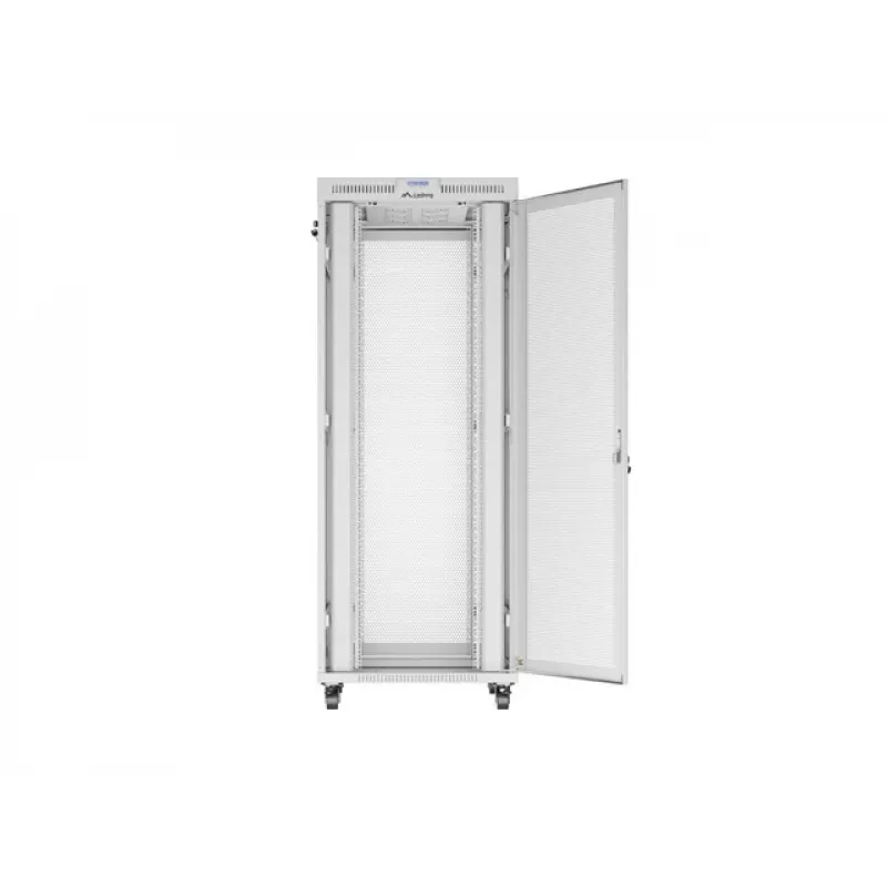 Laisvai pastatoma 19 colių spinta LANBERG FF01-8042-23SL 42U, perforuotomis durelėmis