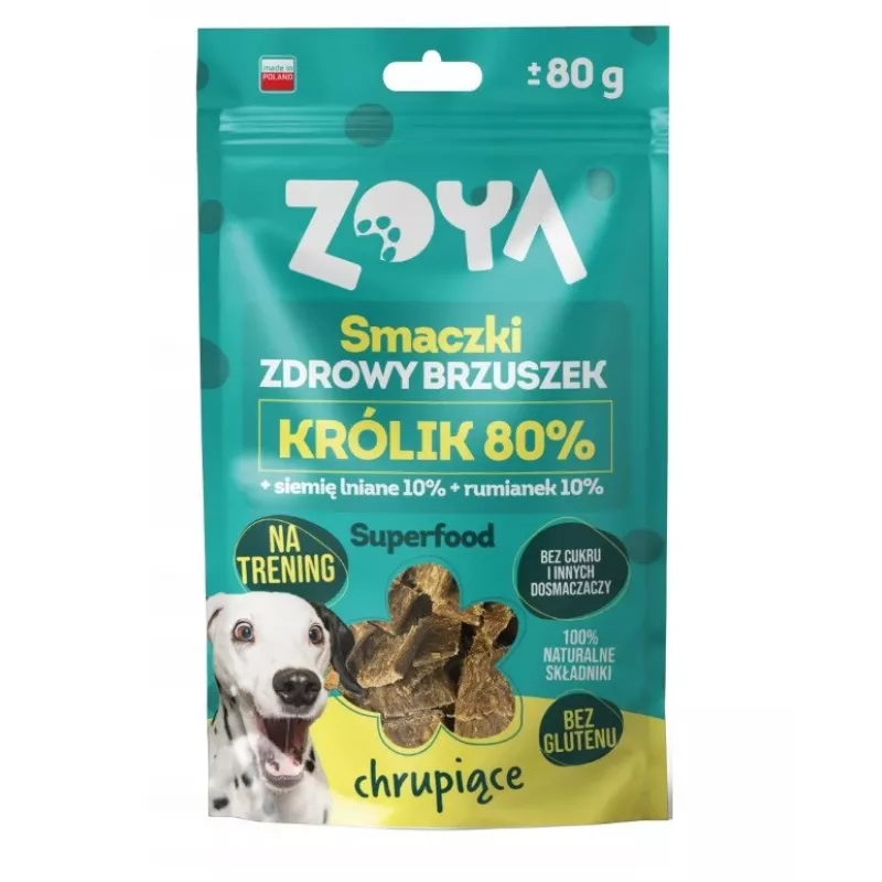ZOYA Sveikas pilvukas Rabbit - skanėstas šunims - 80g