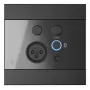 AUDAC WP225/B sieninis pultas, XLR mikrofono + 3,5 mm lizdas, Bluetooth, juoda