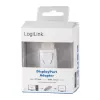 Lyties keitiklis LogiLink CV0100 DisplayPort į HDMI baltas
