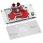 GPU vandens blokas Barrow MSI Suprim 5090 — balta apdaila, modelis BS-MSP5090-PA W