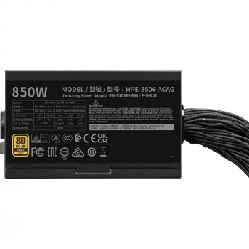 Cooler Master maitinimo blokas MWE Gold 850 V3 850W 80+Gold ne modularus ATX 3.1 ventiliatorius 120mm garantija 5 m.