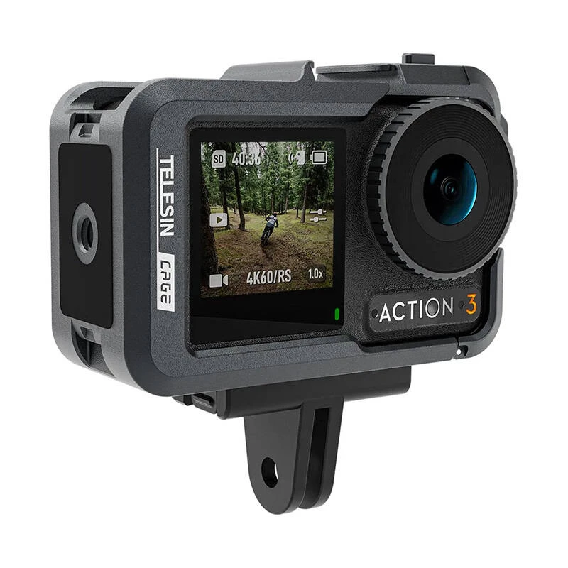 Telesin metalinis apsauginis dėklas, skirtas DJI Action 3/4/5 Pro – atsparus vandeniui, patvarus korpusas