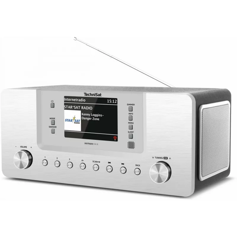 TechniSat DigitRadio 574 IR - Audiosystem - 2 x 5 Watt - Sidabrinė (0001/2951)